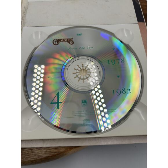 Vintage Carpenters From The Top 4 CD Box Set 1991 A&M Records Pop Soft Rock - Picture 12 of 16